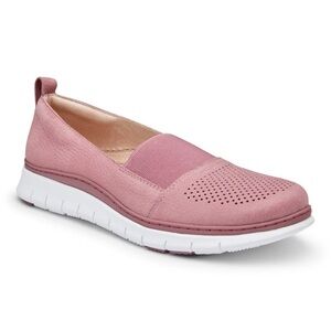 Women’s VIONIC Roxan rose leather sneakers. Size 8.5